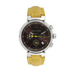 Louis Vuitton Tambour Chronograph Automatic // Q1121 // 808-TM1610005 // c.2000's // Pre-Owned