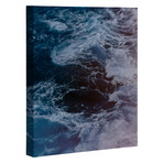 Big Sur Waves (Black Framed Wall Art: 12"W x 12"H)