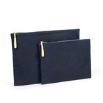 Zip Folio // Navy (Medium)