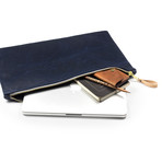 Zip Folio // Navy (Medium)