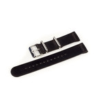 Cordovan Watch Strap // Black (18mm)