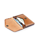 Cordovan Snap Wallet (Whiskey)