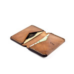 Cordovan Triple Wallet (Whiskey)