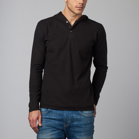 Thermal Hoodie // Black (S)