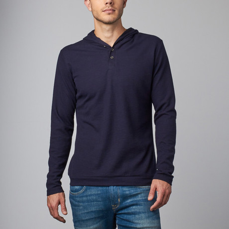 Thermal Hoodie // Navy (S)