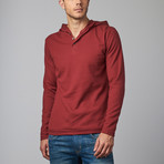 Thermal Hoodie // Red (S)