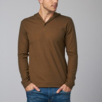 Smash Trends // Thermal Hoodie // Olive (S)