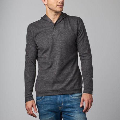 Smash Trends // Thermal Hoodie // Charcoal (S)