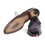 Hand-Painted Derby Shoe // Blue (Euro: 44)