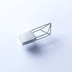 Empty Memory 16Gb USB Key // Structure (Stainless Steel)