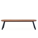 You and Me // Black Bench (87" Bench)