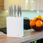 5 Piece Knife Block Set // 993 (Black Block)