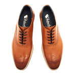 Wiswell Medallion Oxford // Tan (Euro: 43)