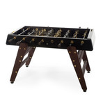 Wood Foosball Table (Black + Gold)