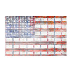 Bold Striped Flag (18"W x 12"H x 1.5"D)