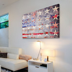 White Star Flag (18"W x 12"H x 1.5"D)