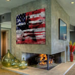 US Flag Star I (18"W x 18"H x 1.5"D)