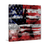 US Flag Star I (18"W x 18"H x 1.5"D)