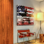 US Flag Star I (18"W x 18"H x 1.5"D)