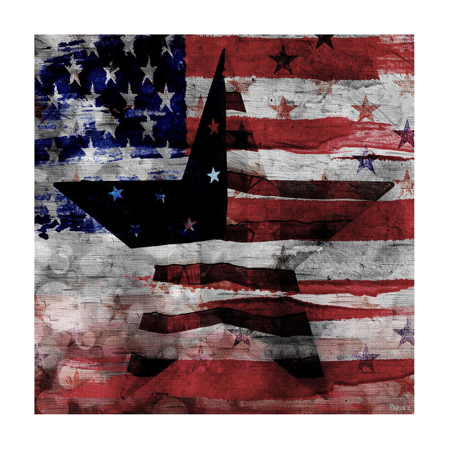 Американский флаг арт