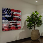 US Flag Star I (18"W x 18"H x 1.5"D)