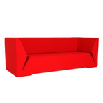 Divide Sofa (Maharam Hallingdal Wool // Red)