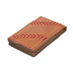 Baseball Stitch Money Clip // Tan