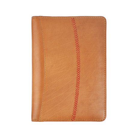 Baseball Stitch Mini Pad Folio + Tablet Case // Tan