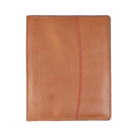 Baseball Stitch Pad Folio + Tablet Case // Tan