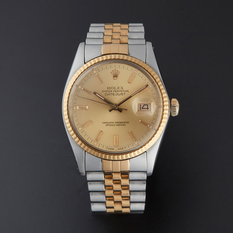 Rolex Datejust Two Tone Automatic // 16013 // Pre-Owned