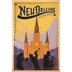 New Orleans, LA (18"W x 26"H x 0.75"D)