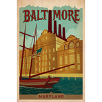 Baltimore, MD (18"W x 26"H x 0.75"D)