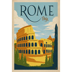 Rome, Italy (Coliseum) (18"W x 26"H x 0.75"D)