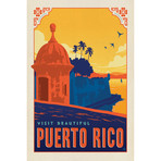 Commonwealth of Puerto Rico (18"W x 26"H x 0.75"D)