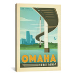Omaha, Nebraska (Bob Kerrey Pedestrian Bridge) (18"W x 26"H x 0.75"D)