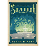 Savannah, Georgia (Forsyth Park) (18"W x 26"H x 0.75"D)