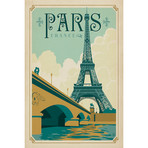 Paris, France (Eiffel Tower) (18"W x 26"H x 0.75"D)