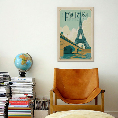 Paris, France (Eiffel Tower) (18"W x 26"H x 0.75"D)