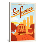 San Francisco, CA (18"W x 26"H x 0.75"D)