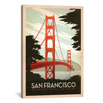 San Francisco, CA (Golden Gate Bridge) (18"W x 26"H x 0.75"D)