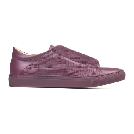 Nerone Low-Top Sneaker // Wine + Grey (Euro: 39)