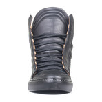 Zeus Snake Leather High-Top // Black (Euro: 40)