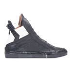 Zeus Snake Leather High-Top // Black (Euro: 40)