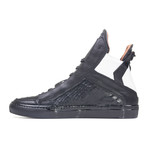 Zeus Snake Leather High-Top // Black (Euro: 40)