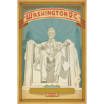 Washington, D.C. (Lincoln Memorial) (18"W x 26"H x 0.75"D)