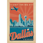 Dallas, TX (18"W x 26"H x 0.75"D)