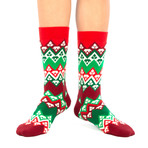 Mid-Calf Sock // Holiday // Pack of 3 (Size: 6-9)