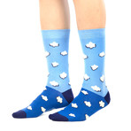 Mid-Calf Sock // Sky // Pack of 3 (Size: 6-9)