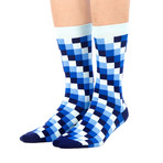 Mid-Calf Sock // Sky // Pack of 3 (Size: 6-9)