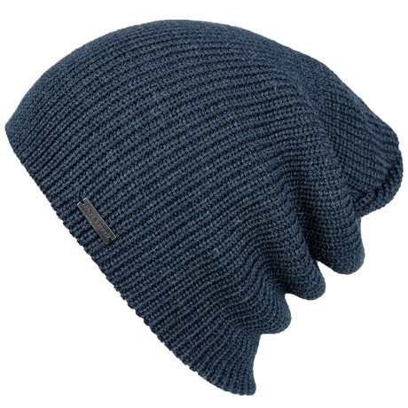 The Forte Slouchy Beanie // Washed Denim Blue